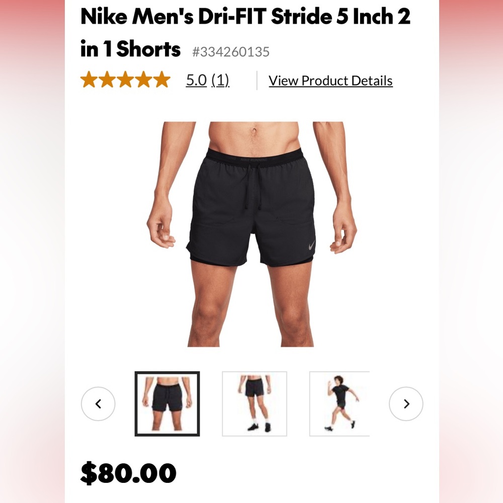 Nike Dri-FIT Stride 2 in 1 Shorts